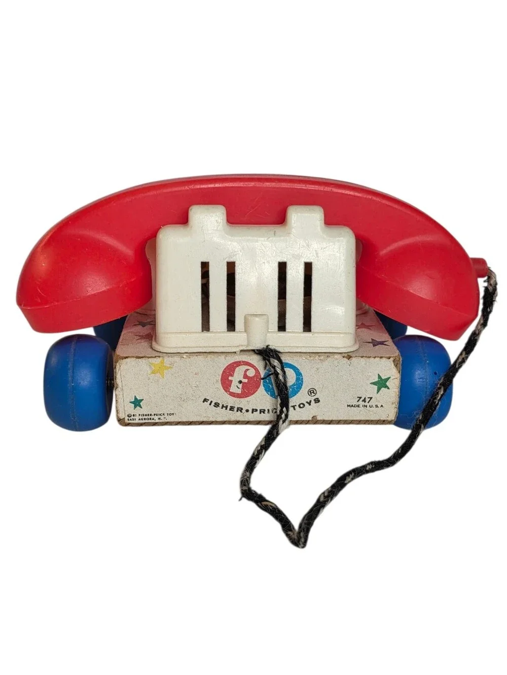 Fisher Price Chatter Phone Classic Collectible Vintage Kids Toys Made In The USA